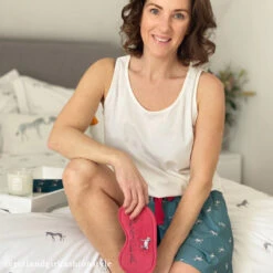 Zebra Ladies Pyjama Shorts -Sophie Allport Shop 13. rutlandgirlfashionstyle ZebraPJShorts