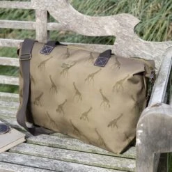Giraffe Weekend Oundle Bag -Sophie Allport Shop AW22 poly77515w giraffe weekend oundle bag lifestyle personalisation high res square