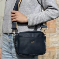 Bees Camera Bag -Sophie Allport Shop AW22 pu36480 bees camera bag lifestyle personalisation2 high res square