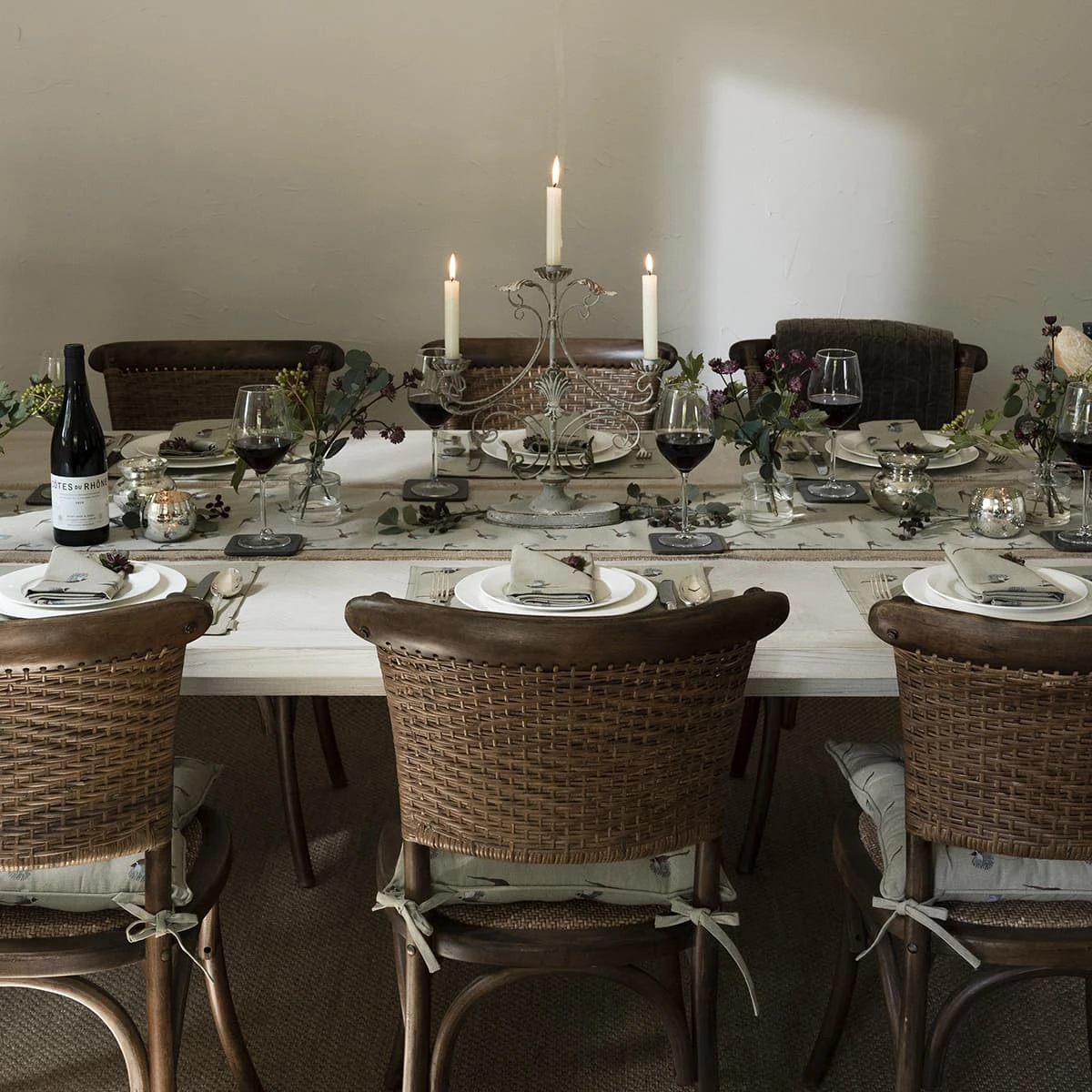 Pheasant Napkins (Set of 4) Pheasant Napkins (Set Of 4) -Sophie Allport Shop AW22 Pheasant Lifestyle Hero2 high res square