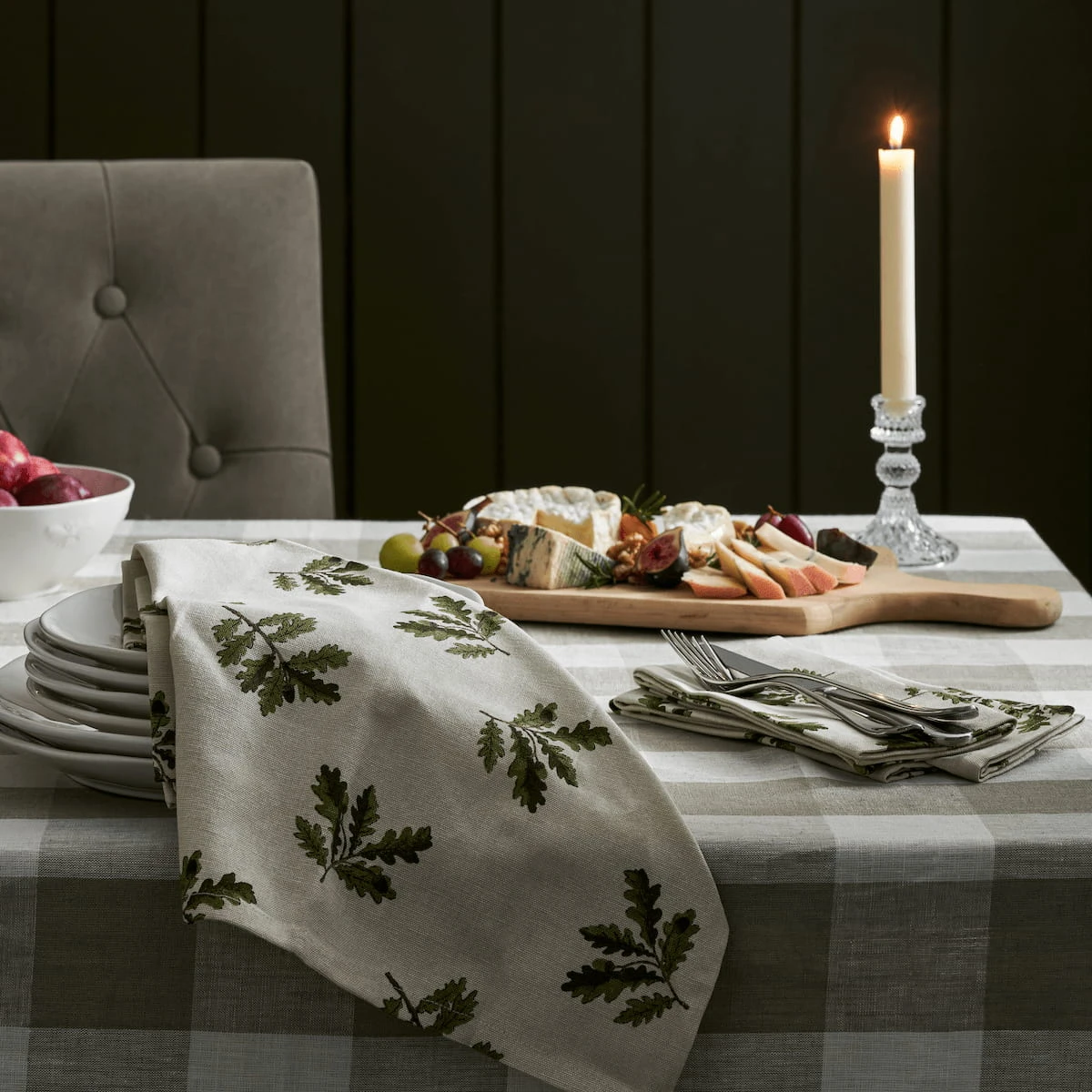 Acorn & Oak Leaves Napkins (Set of 4) Acorn & Oak Leaves Napkins (Set Of 4) -Sophie Allport Shop AW23 ALL114300 SQUARE