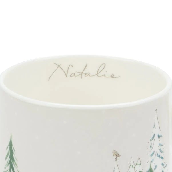 Christmas Stags Mug Christmas Stags Mug -Sophie Allport Shop AW23 BM11401 CUTOUT DETAIL PERSONALISATION