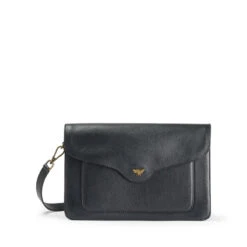 Bees Black Leather Mabel Bag 2 Bees Black Leather Mabel Bag -Sophie Allport Shop AW23 MLB36BLK CUTOUT Custom