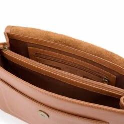 Bees Tan Leather Mabel Bag -Sophie Allport Shop AW23 MLB36T CUTOUT 1