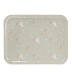 Christmas Stags Serving Tray - Large -Sophie Allport Shop AW23 PT11445 CUTOUT Custom