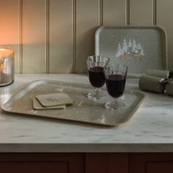 Christmas Stags Serving Tray - Large -Sophie Allport Shop AW23 PT11445 SQUARE