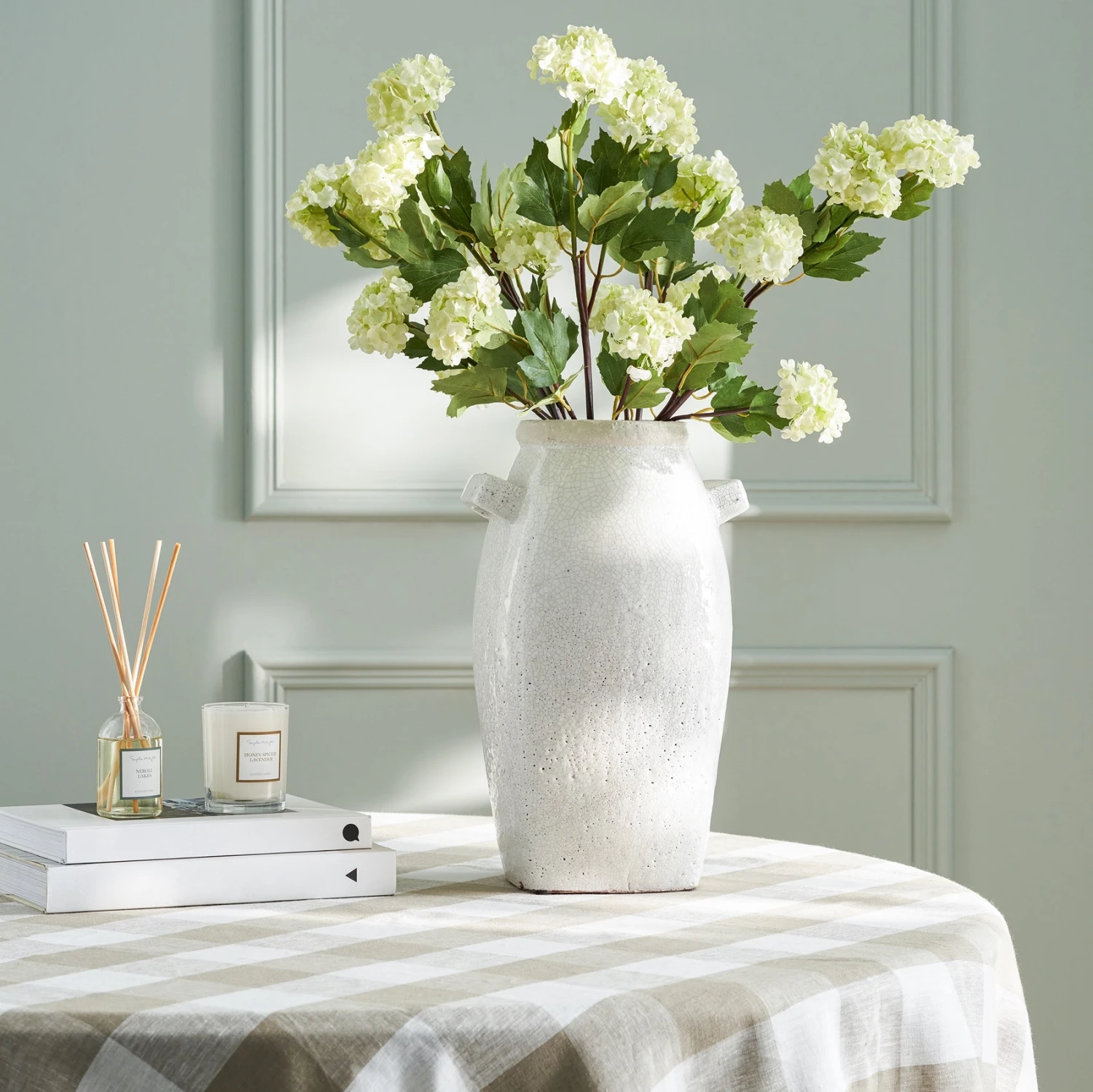 Faux Viburnum - Green Faux Viburnum - Green -Sophie Allport Shop SS24 ABX5752GR SQUARE