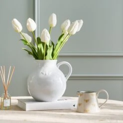Faux Tulip - White