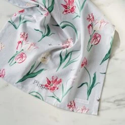 Tulips Tea Towel 2 Tulips Tea Towel -Sophie Allport Shop SS24 ALL115601 DETAIL PERSONALISED