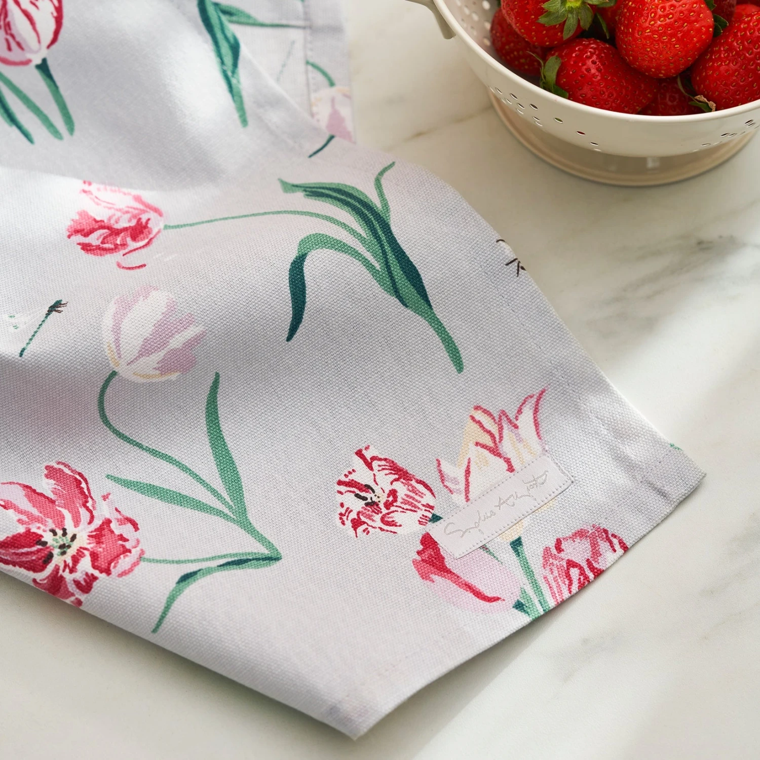 Tulips Tea Towel Tulips Tea Towel -Sophie Allport Shop SS24 ALL115601 DETAIL