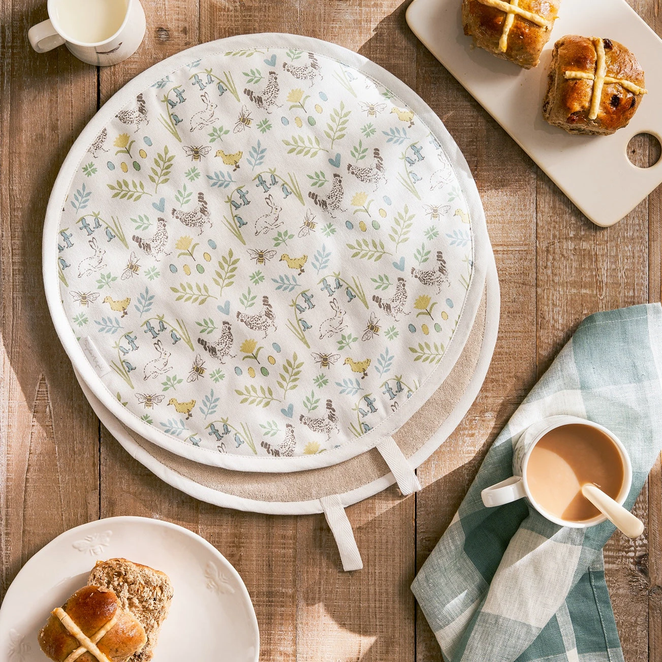 Spring Chicken Circular Hob Cover Spring Chicken Circular Hob Cover -Sophie Allport Shop SS24 ALL118175 SQUARE