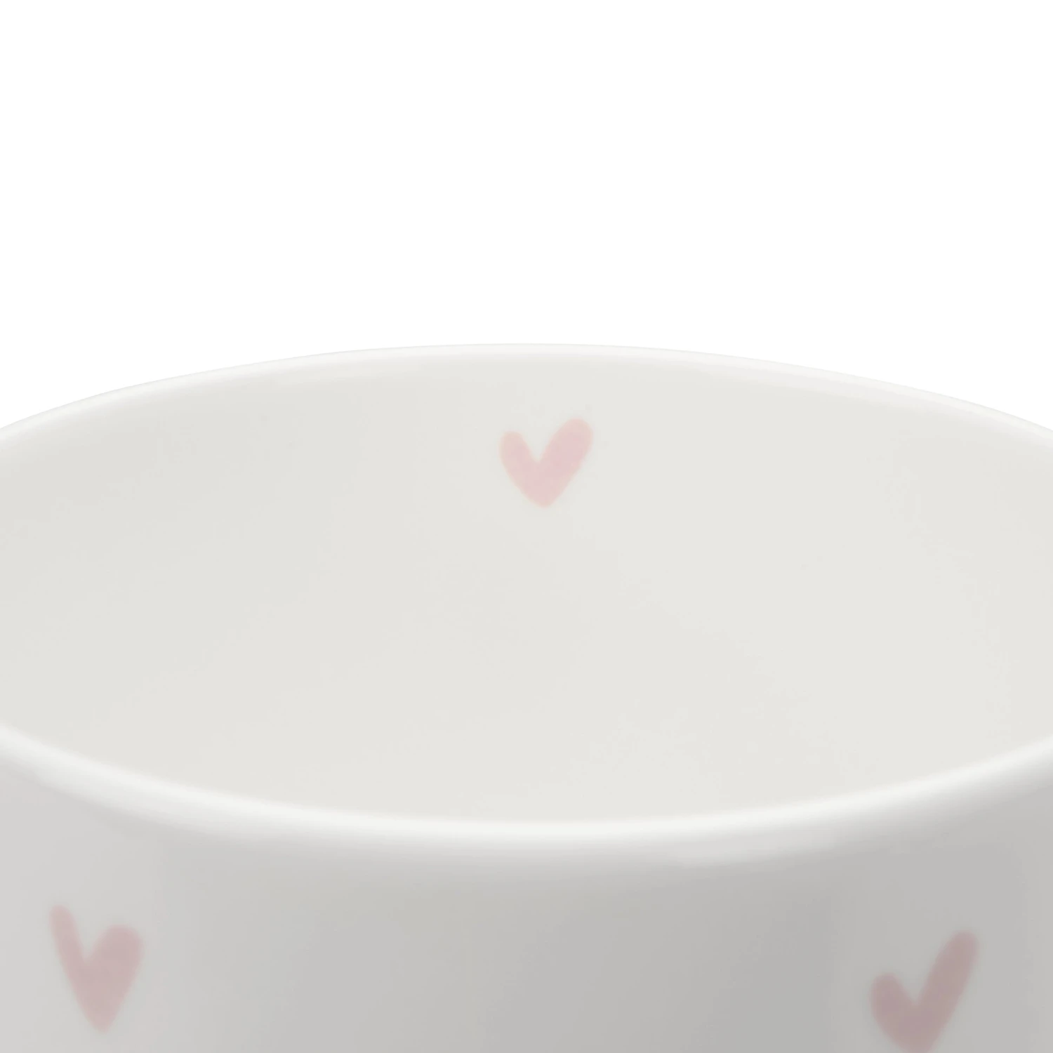 Hearts Pink Mug Hearts Pink Mug -Sophie Allport Shop SS24 BM3402 CUTOUT DETAIL