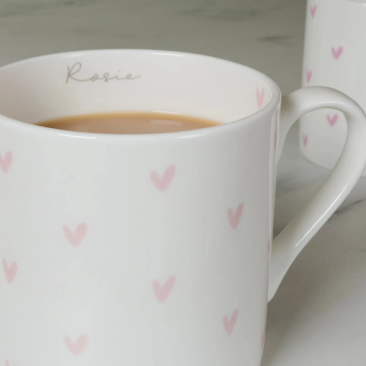 Hearts Pink Mug Hearts Pink Mug -Sophie Allport Shop SS24 BM3402 DETAIL