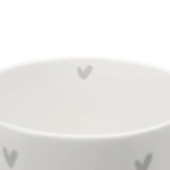 Hearts Grey Mug 6 Hearts Grey Mug -Sophie Allport Shop SS24 BM3404 CUTOUT DETAIL