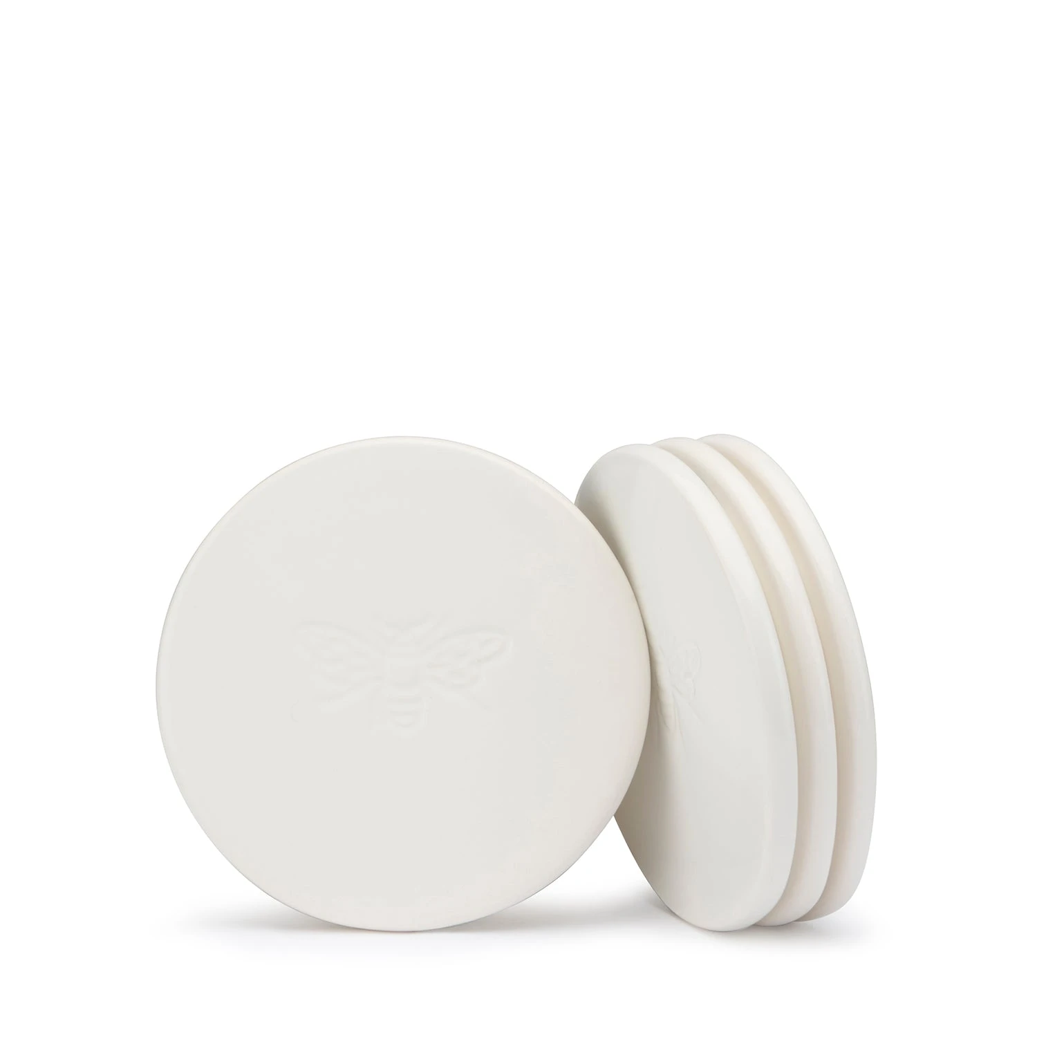 Bees Stoneware Coasters (Set of 4) Bees Stoneware Coasters (Set Of 4) -Sophie Allport Shop SS24 COS3604 CUTOUT