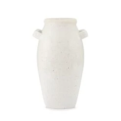 White Tall Terracotta Vase -Sophie Allport Shop SS24 FBT027 CUTOUT