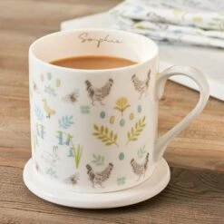Spring Chicken Mug -Sophie Allport Shop SS24 IM11801 DETAIL PERSONALISED