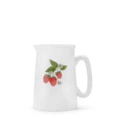 Strawberries Solo White Jug - Small -Sophie Allport Shop SS24 MJ97W01 CUTOUT