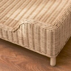 Rattan Pet Bed - Natural 2 Rattan Pet Bed - Natural -Sophie Allport Shop SS24 RATCD750 DETAIL ALT