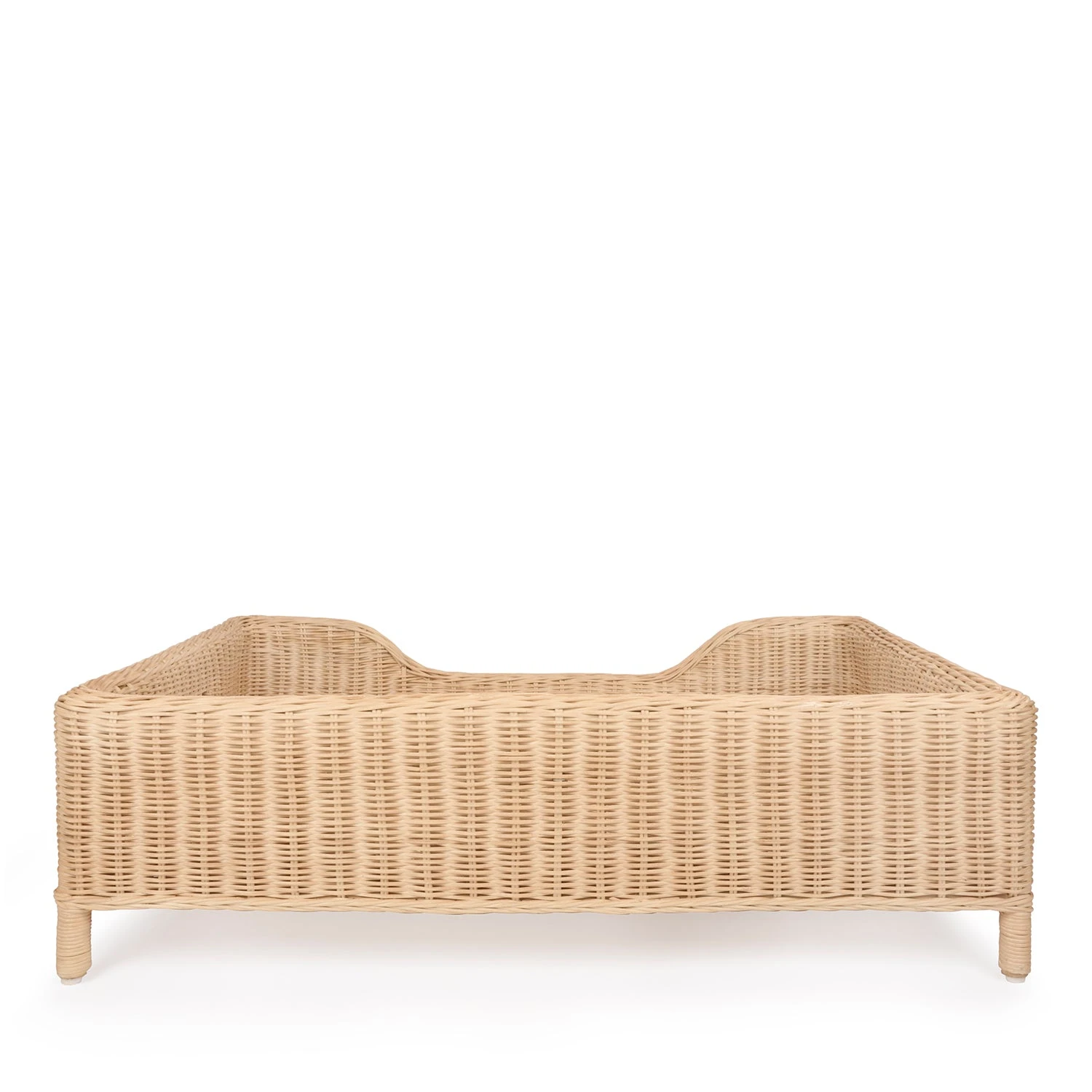 Rattan Pet Bed - Natural Rattan Pet Bed - Natural -Sophie Allport Shop SS24 RATCD755 CUTOUT 2