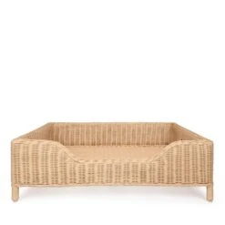 Rattan Pet Bed - Natural 5 Rattan Pet Bed - Natural -Sophie Allport Shop SS24 RATCD755 CUTOUT