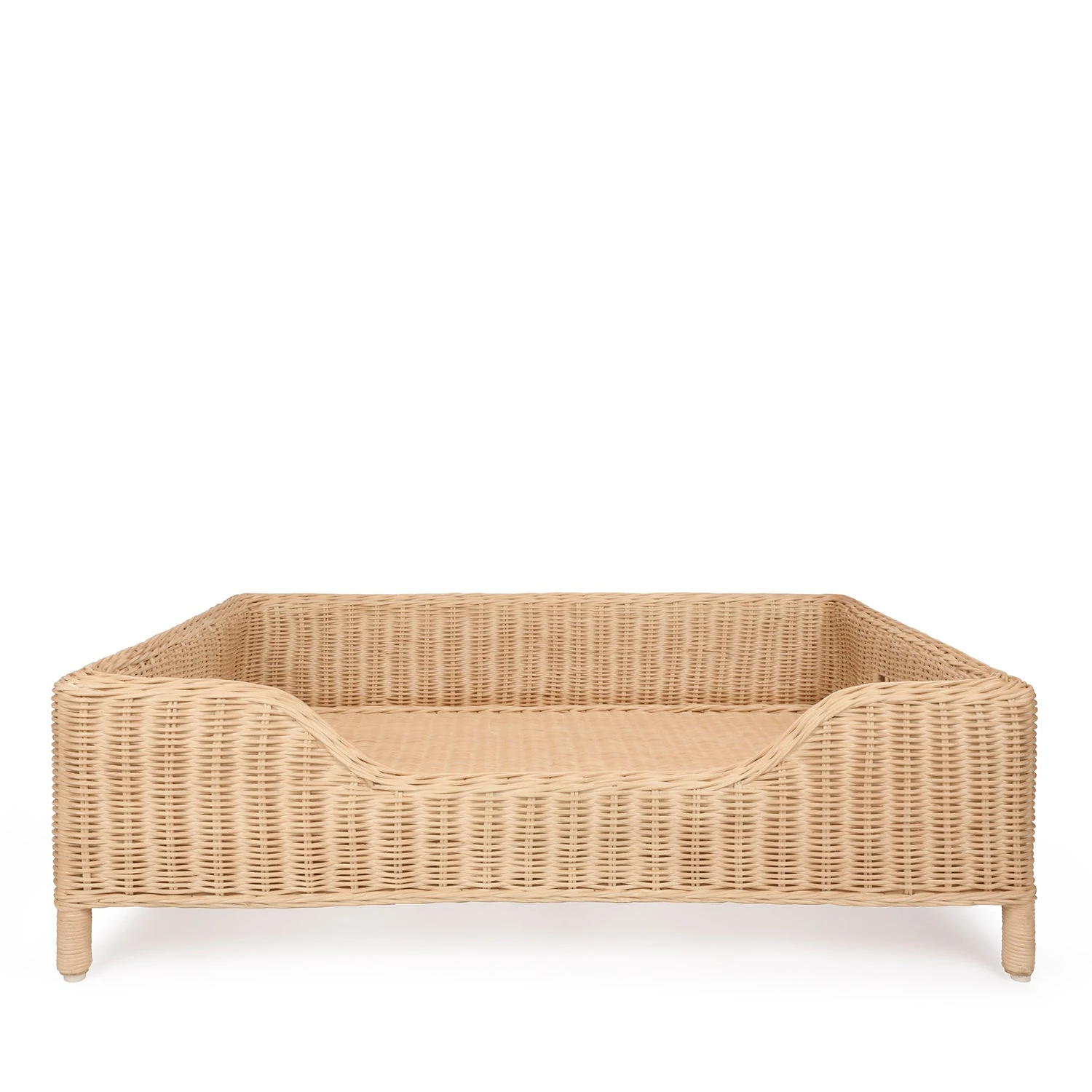 Rattan Pet Bed - Natural Rattan Pet Bed - Natural -Sophie Allport Shop SS24 RATCD755 CUTOUT
