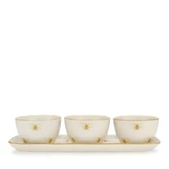 Bees Stoneware Nibbles Bowl (Set Of 3) 3 Bees Stoneware Nibbles Bowl (Set Of 3) -Sophie Allport Shop SS24 SNB3603 CUTOUT