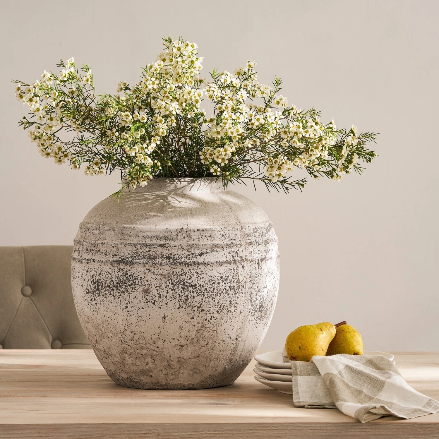 Aged Stone Urn Vase Aged Stone Urn Vase -Sophie Allport Shop SS24 WGC160 SQUARE