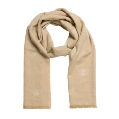 Bees Alpaca Knitted Scarf -Sophie Allport Shop aks3601 bees knitted scarf alpaca cut out high res square