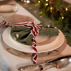 Robin Napkins (Set Of 4) -Sophie Allport Shop all101300 pmc10101 all101810 robin napkin placemat table runner dinner table portrait lifestyle high res square