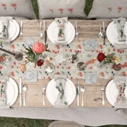 Poppy Meadow Coasters (Set Of 4) 2 Poppy Meadow Coasters (Set Of 4) -Sophie Allport Shop all103810 all103820 lin99401 poppy meadow table top down outdoor lifestyle high res square 9f78456b 6752 4f62 a2d2 01e7ccc1fefc