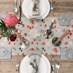 Poppy Meadow Napkins (Set Of 4) -Sophie Allport Shop all103810 all103820 mj10301 poppy meadow table top down outdoor 2 lifestyle high res square 37dad534 b61c 40f0 babe b494eb7a7ec5