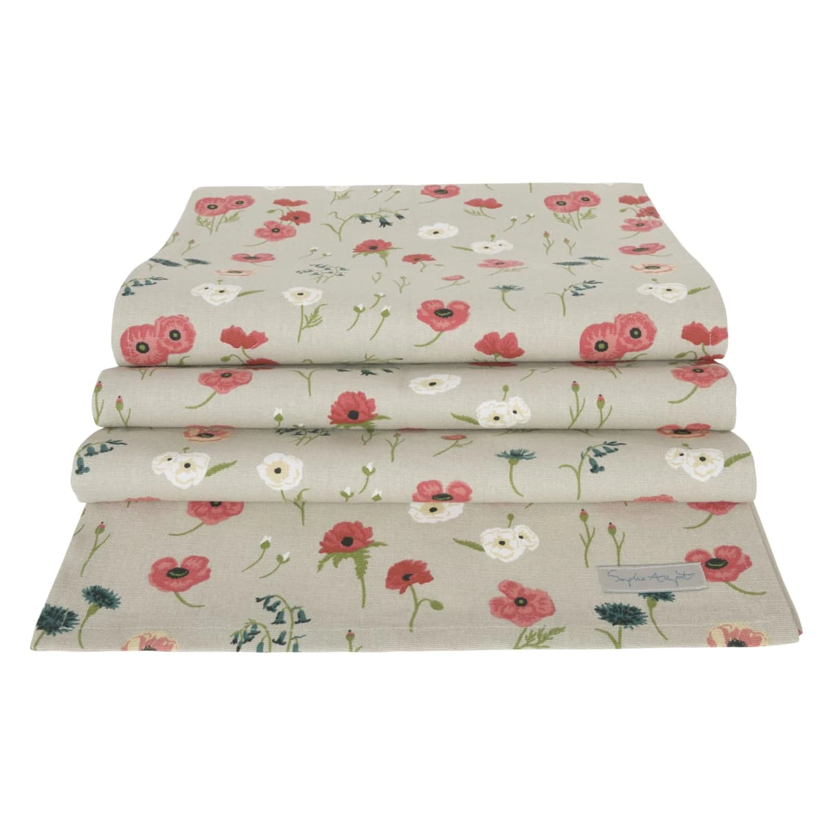Poppy Meadow Table Runner Poppy Meadow Table Runner -Sophie Allport Shop all103810 poppy meadow table runner cut out high res square