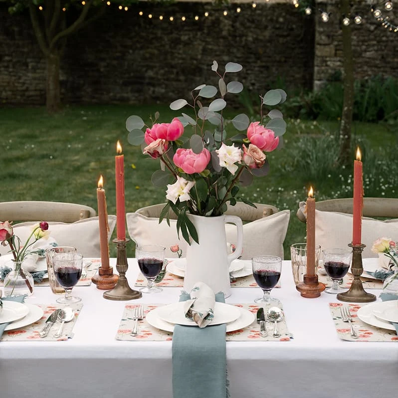 Poppy Meadow Fabric Placemats (Set of 2) Poppy Meadow Fabric Placemats (Set Of 2) -Sophie Allport Shop all103820 lin99401 poppy meadow table outdoor 2 lifestyle high res square e84a9b25 7ebc 4518 aa8e db341c5e9d70