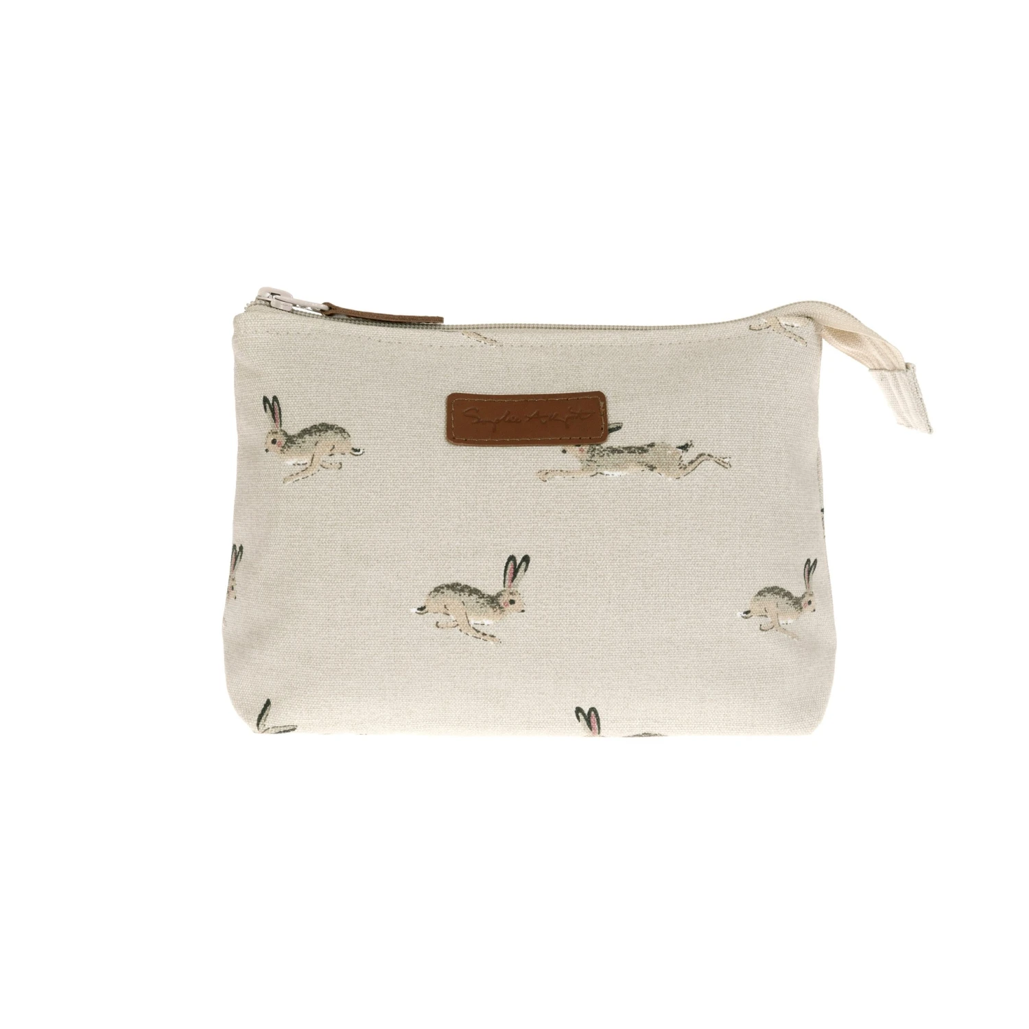 Hare Canvas Makeup Bag Hare Canvas Makeup Bag -Sophie Allport Shop all25510 hare canvas makeup bag small cut out high res scaled