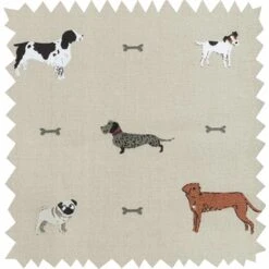 Woof Adult Apron 3 Woof Adult Apron -Sophie Allport Shop all32000 woof fabric swatch high res