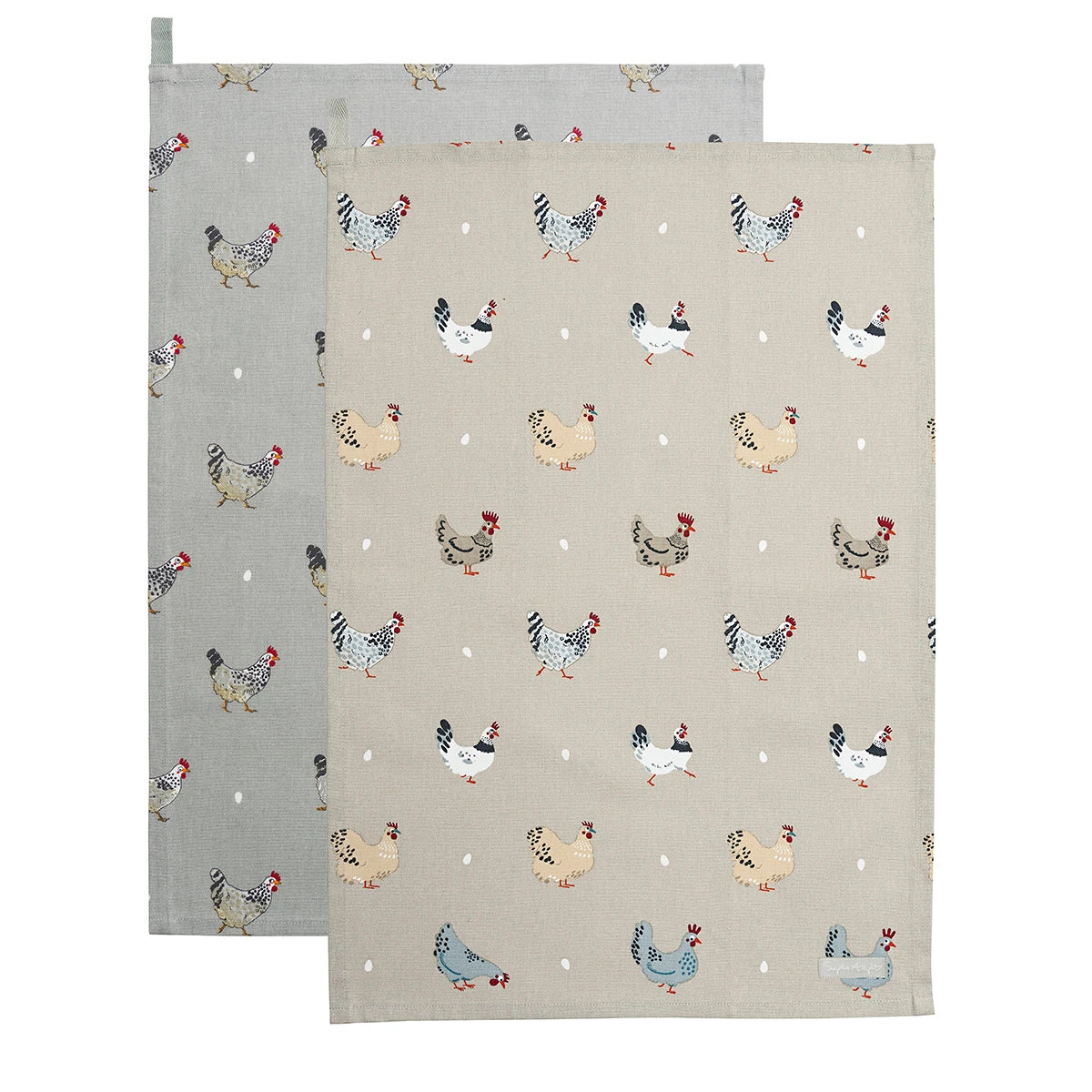 Lay A Little Egg Tea Towel (Set of 2) Lay A Little Egg Tea Towel (Set Of 2) -Sophie Allport Shop all37602 chicken and lay a little egg tea towel set of 2 cut out high res square