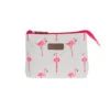 Flamingos Canvas Makeup Bag