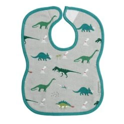 Dinosaur Bibs (Set Of 2) 2 Dinosaur Bibs (Set Of 2) -Sophie Allport Shop all45500 dinosaurs child bib cut out high res