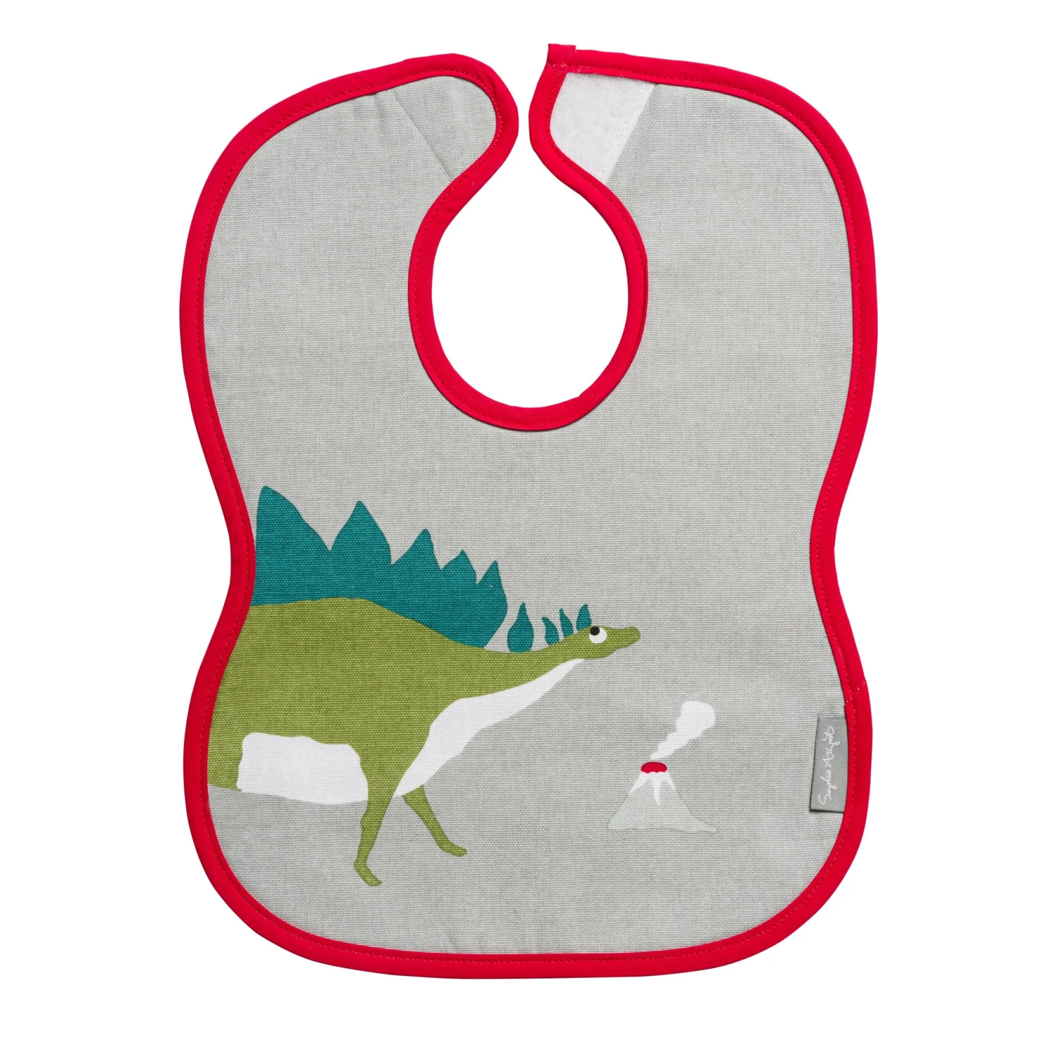 Dinosaur Bibs (Set of 2) Dinosaur Bibs (Set Of 2) -Sophie Allport Shop all45500s dinosaur statement bib high res scaled