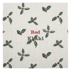 Holly & Berry Adult Apron -Sophie Allport Shop all50000 christmas holly and berry fabric swatch cut out personalisation cut out high res