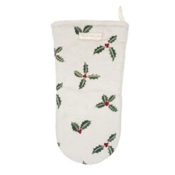 Holly & Berry Oven Mitt