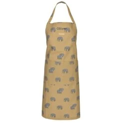 Elephant Adult Apron -Sophie Allport Shop all54250 elephant zsl adult apron cut out personalisation high res square