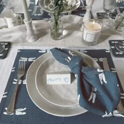 Dragonfly Fabric Placemat 3 Dragonfly Fabric Placemat -Sophie Allport Shop all57820s2 all57300 coc5701 dragonfly place setting mothers day lifestyle high res square 1