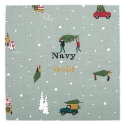 Home For Christmas Adult Apron -Sophie Allport Shop all60000 home for christmas fabric swatch cut out personalisation high res square