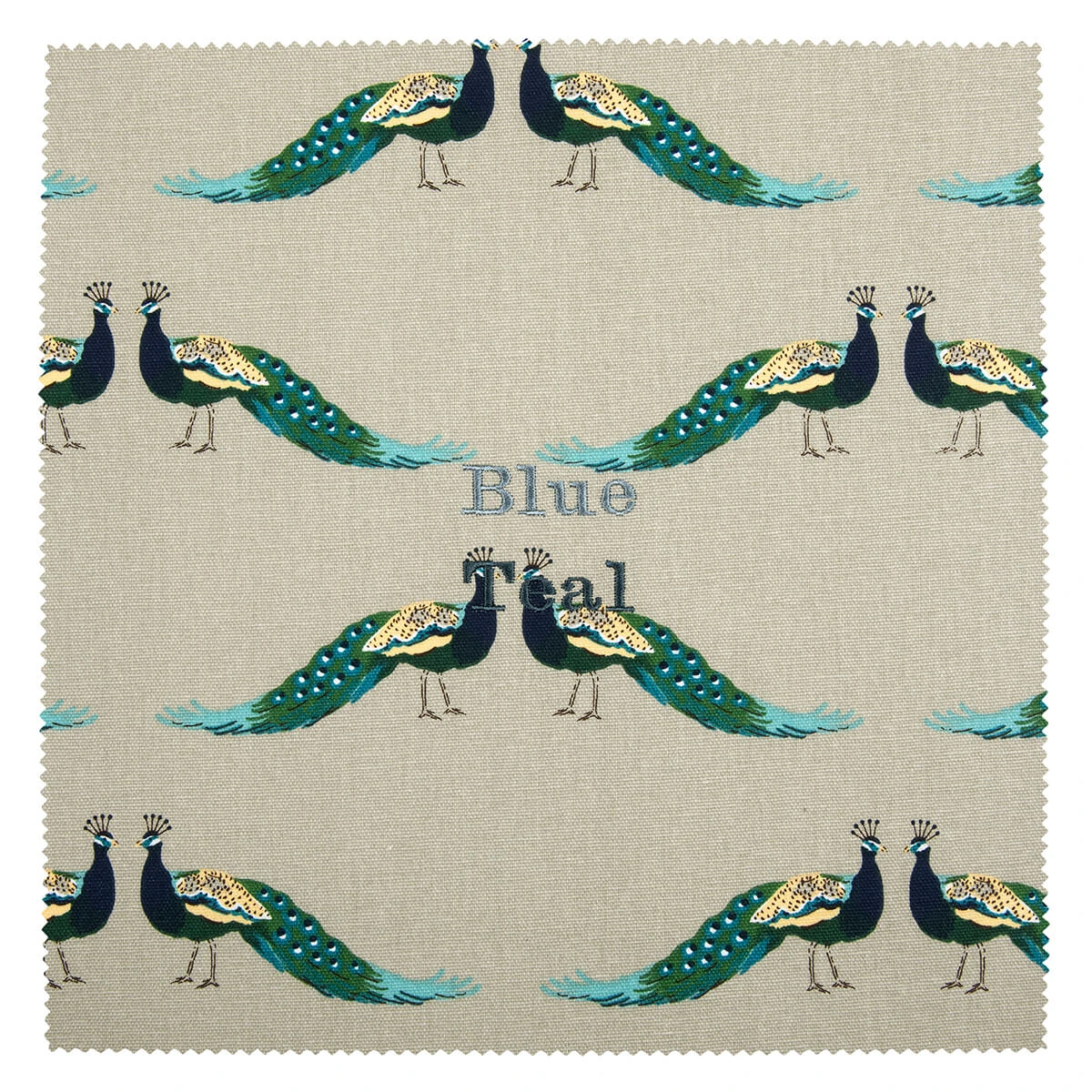 Peacocks Adult Apron Peacocks Adult Apron -Sophie Allport Shop all64000 peacocks fabric swatch cut out personalisation high res square