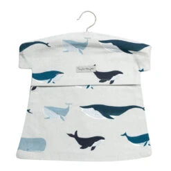 Whales Peg Bag