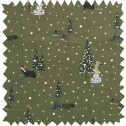 Festive Forest Circular Hob Cover -Sophie Allport Shop all84000 festive forest fabric swatch cut out high res square 6606762e 17e2 430b b644 8d158c1ece74