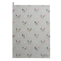 Lay A Little Egg Tea Towel (Set Of 2) 6 Lay A Little Egg Tea Towel (Set Of 2) -Sophie Allport Shop all8601 chicken tea towel cut out high res Web