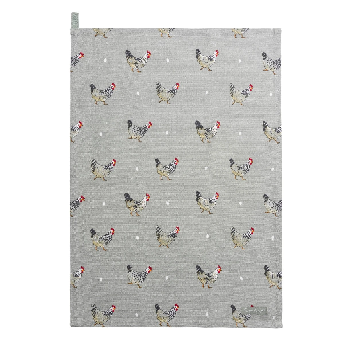 Lay A Little Egg Tea Towel (Set of 2) Lay A Little Egg Tea Towel (Set Of 2) -Sophie Allport Shop all8601 chicken tea towel cut out high res Web